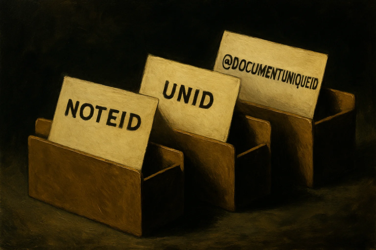 NoteID, UNID, @DocumentUniqueID: What Actually Separates Domino's Three Document IDs